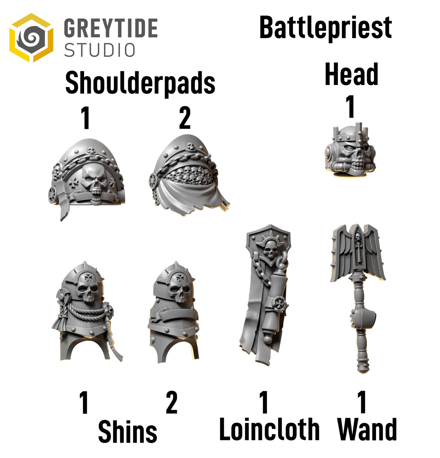 Eternal Crusaders Big Armor Pack: Battlepriest Conversion Bits