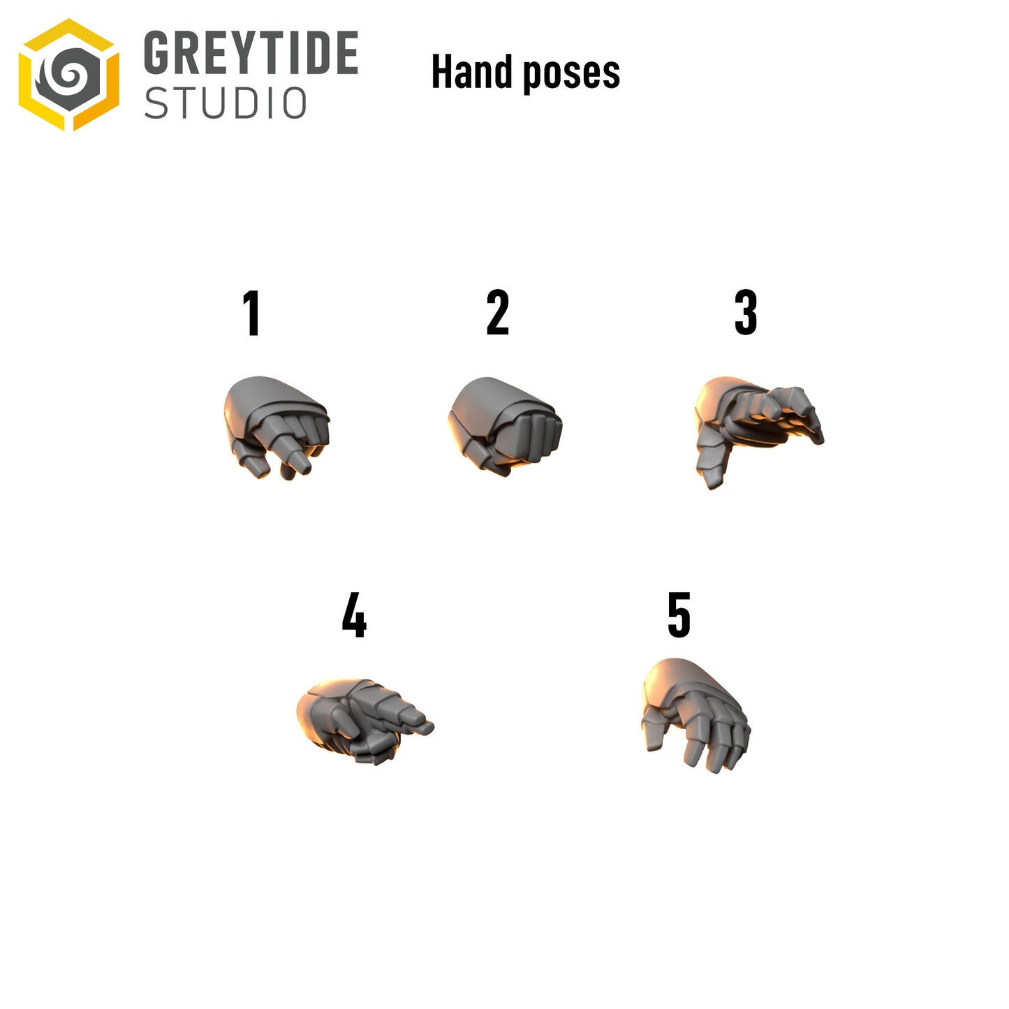 Anvil Wardens: Hand poses