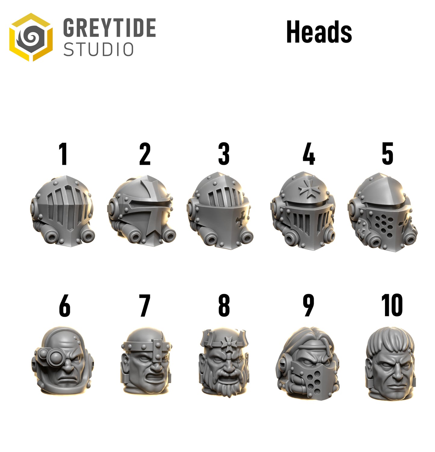 Eternal Crusaders Big Armor Pack: Heads