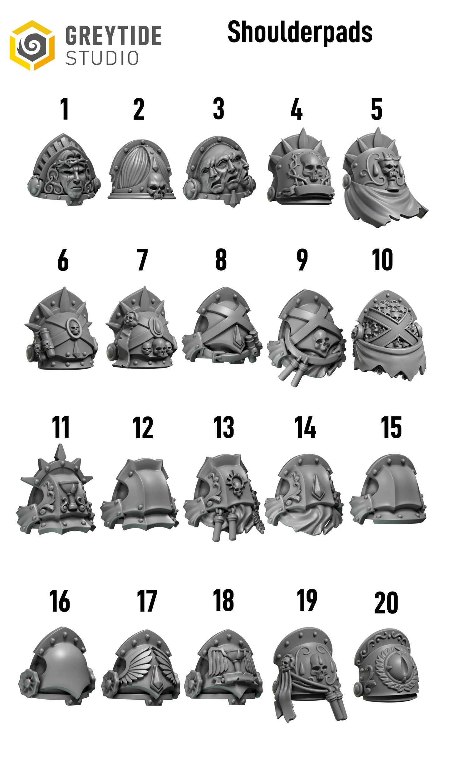 Crimson Lords: Shoulderpads