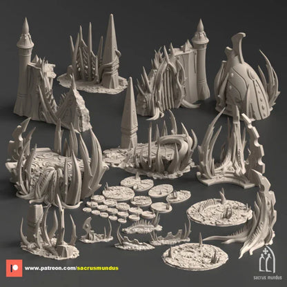 Belkartam, Corrupted Ancient World - Stacked Prints.com