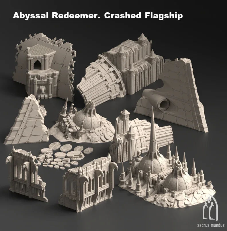 Abyssal Redeemer Crashed Flagship - Stacked Prints.com