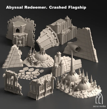 Abyssal Redeemer Crashed Flagship - Stacked Prints.com