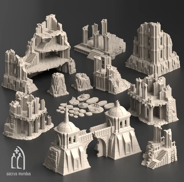 Divine Bastion, a Failed Arcology - Stacked Prints.com