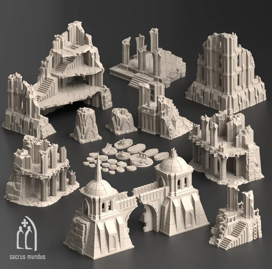 Divine Bastion, a Failed Arcology - Stacked Prints.com