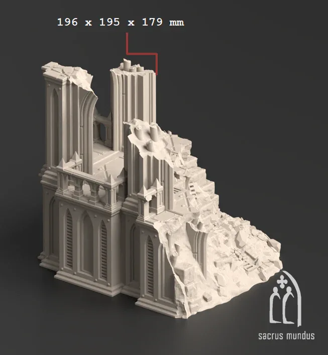 Divine Bastion, a Failed Arcology - Stacked Prints.com