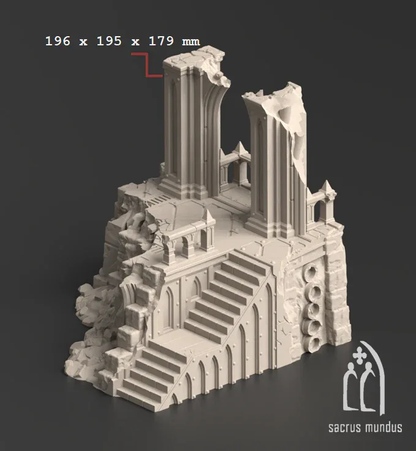 Divine Bastion, a Failed Arcology - Stacked Prints.com