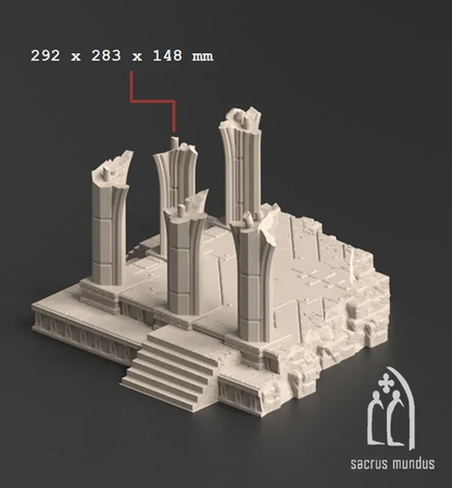 Divine Bastion, a Failed Arcology - Stacked Prints.com