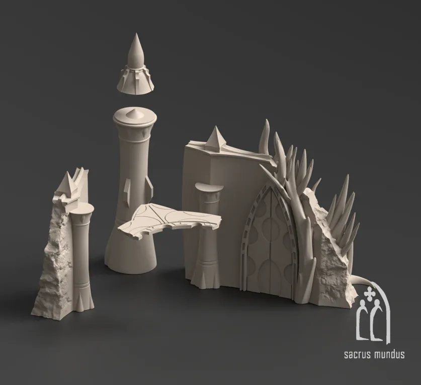 Belkartam, Corrupted Ancient World - Stacked Prints.com