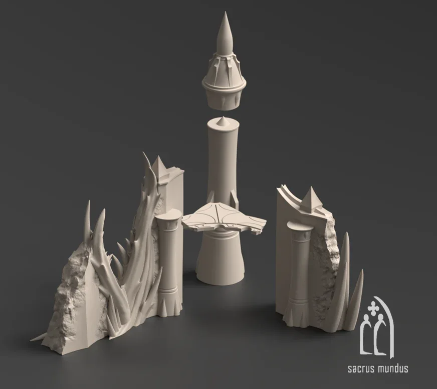 Belkartam, Corrupted Ancient World - Stacked Prints.com