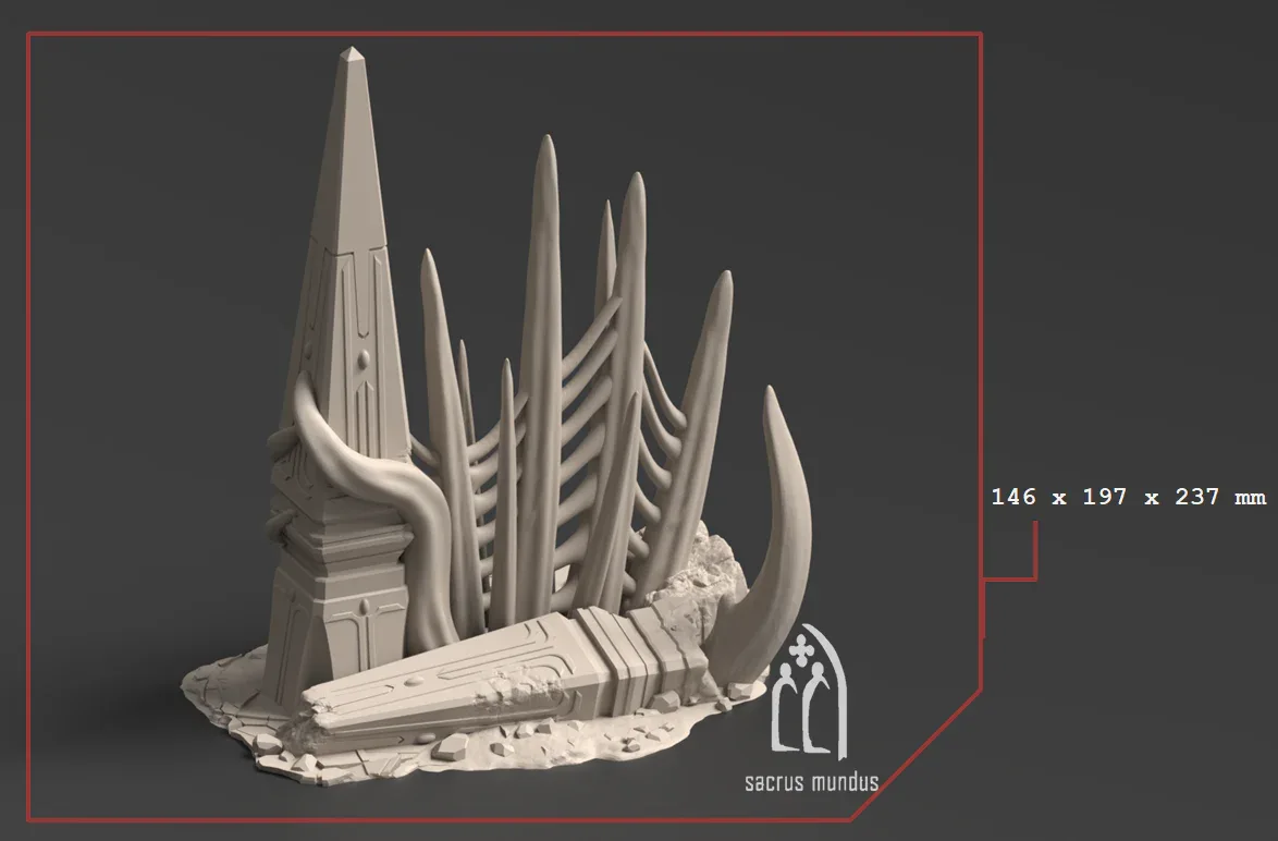 Belkartam, Corrupted Ancient World - Stacked Prints.com