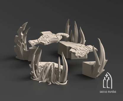 Belkartam, Corrupted Ancient World - Stacked Prints.com