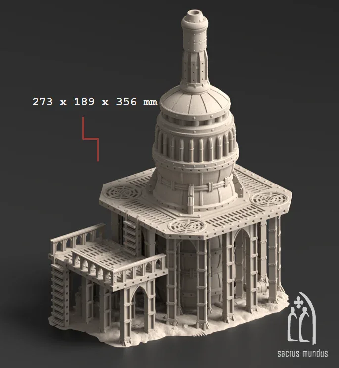 Damochles Industrial Ruins - Stacked Prints.com