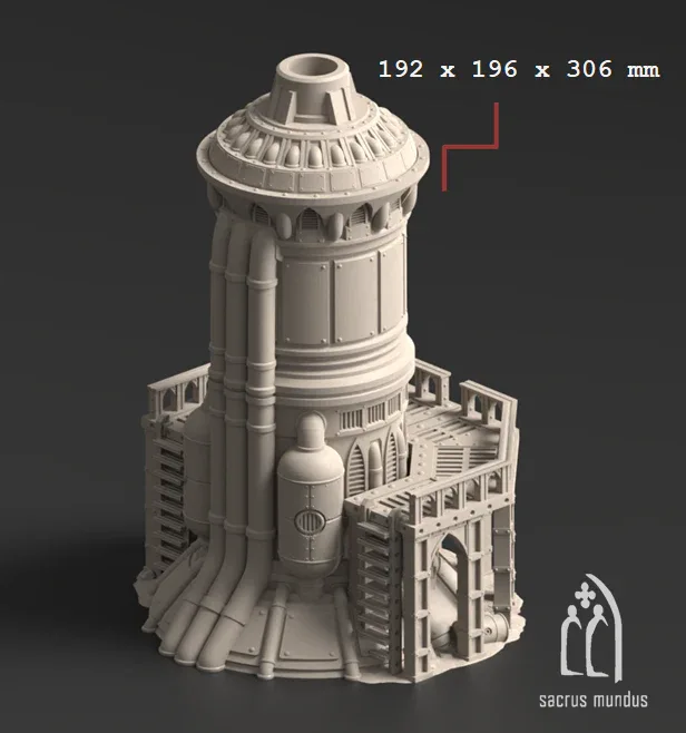 Damochles Industrial Ruins - Stacked Prints.com