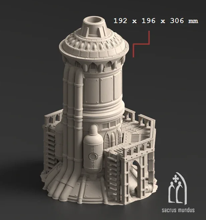 Damochles Industrial Ruins - Stacked Prints.com