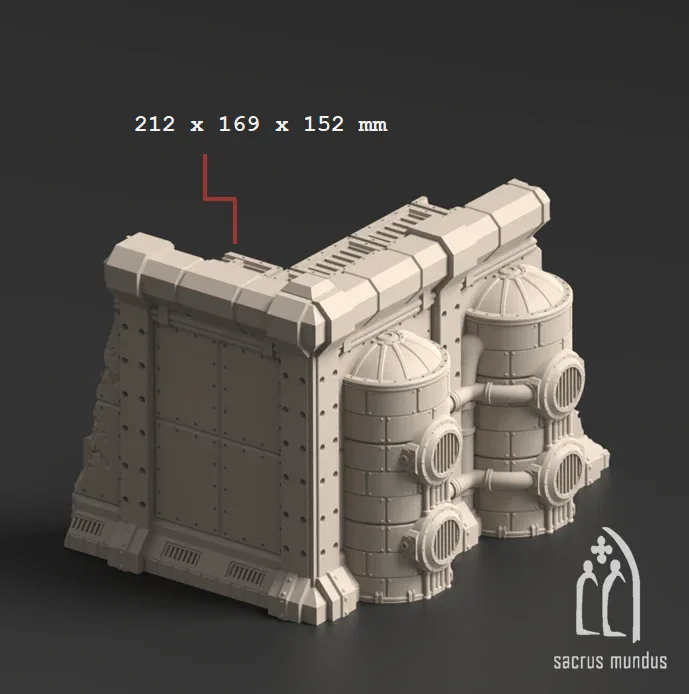 Damochles Industrial Ruins - Stacked Prints.com