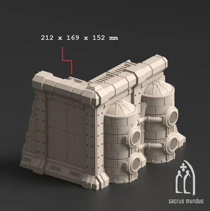 Damochles Industrial Ruins - Stacked Prints.com