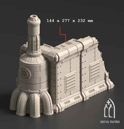 Damochles Industrial Ruins - Stacked Prints.com