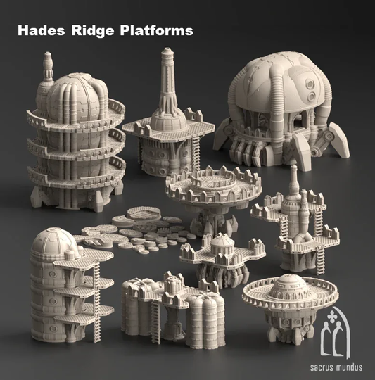Hades Ridge Platforms - Stacked Prints.com