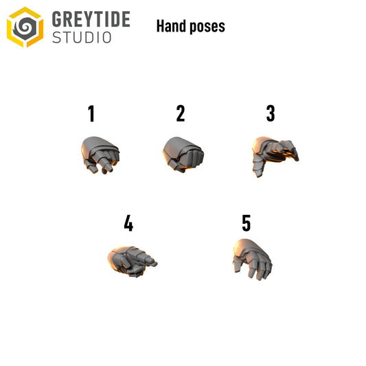 Anvil Wardens: Hand poses