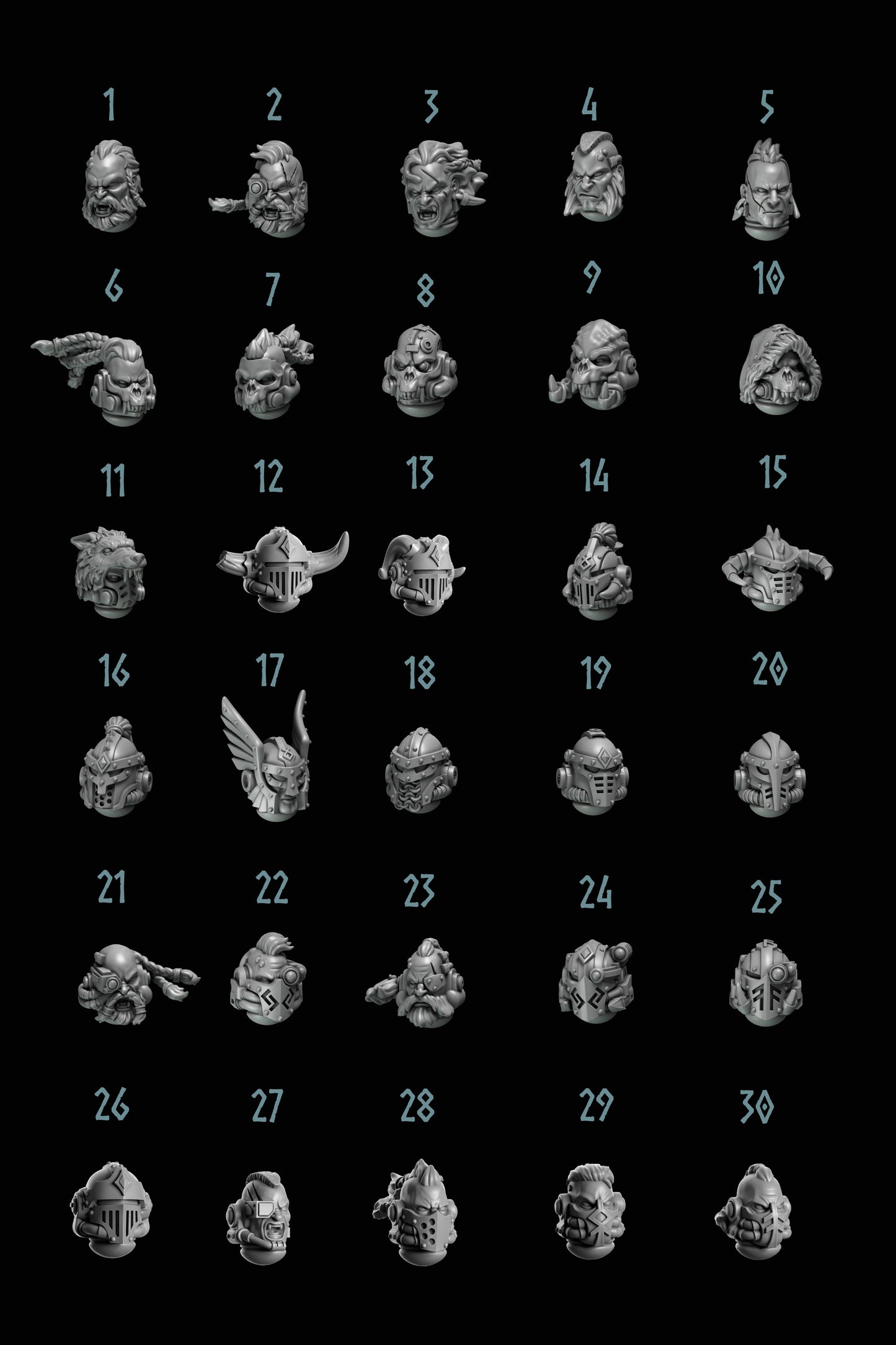 Primal Hounds: Heads