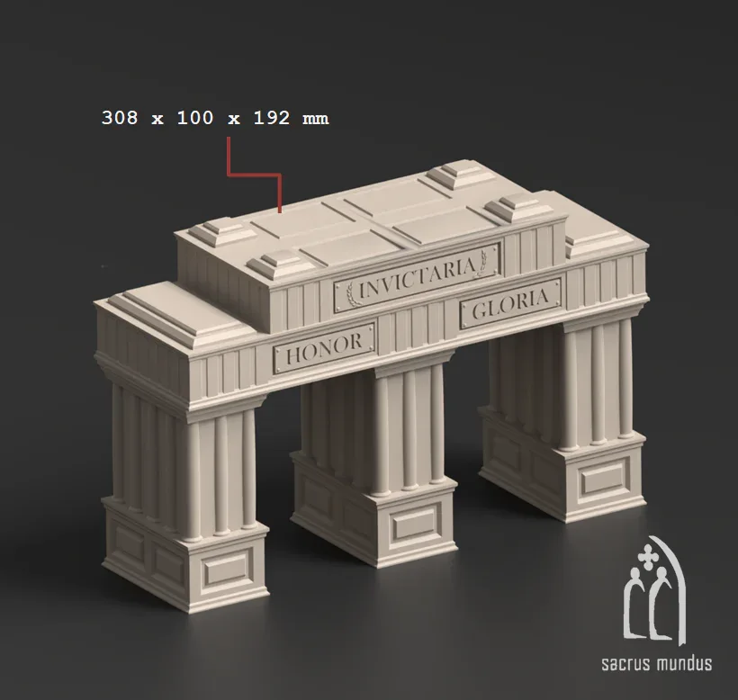 Invictaria, Beacon of Progress - Stacked Prints.com