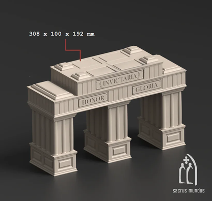 Invictaria, Beacon of Progress - Stacked Prints.com