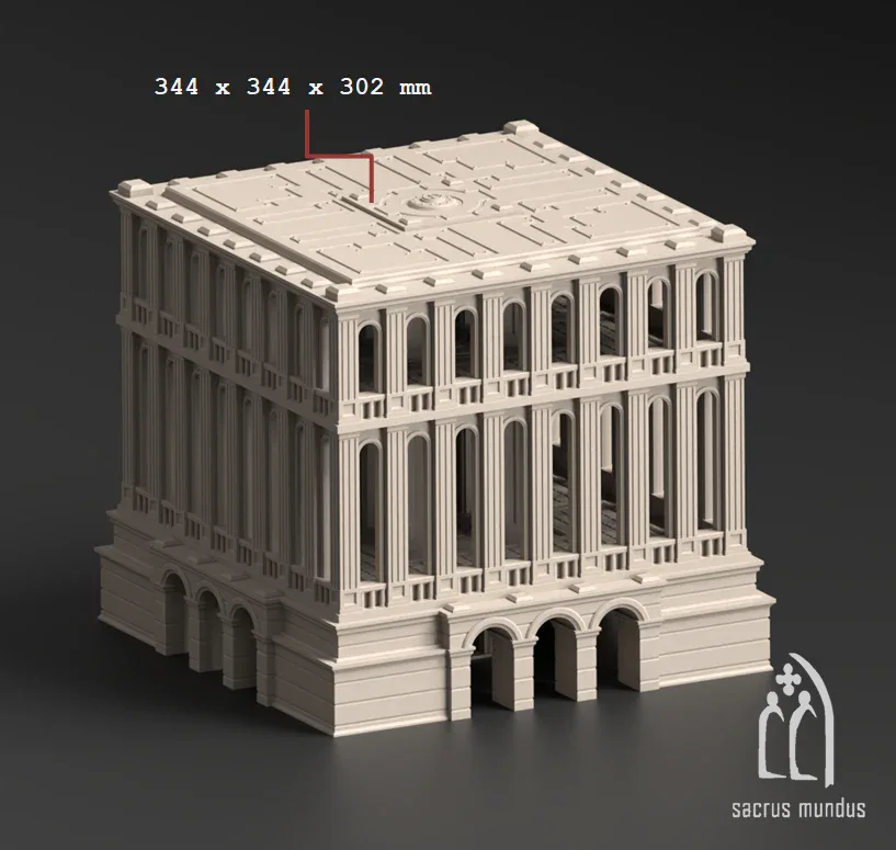 Invictaria, Beacon of Progress - Stacked Prints.com