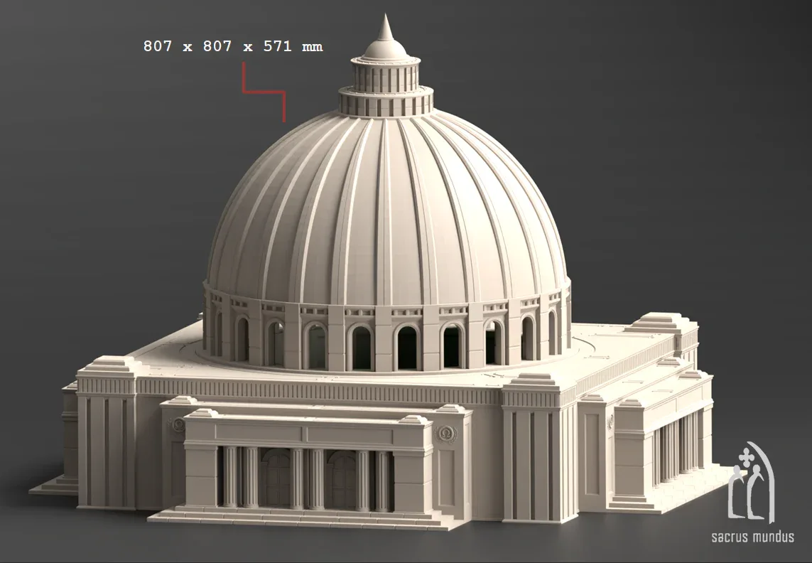 Invictaria, Beacon of Progress - Stacked Prints.com