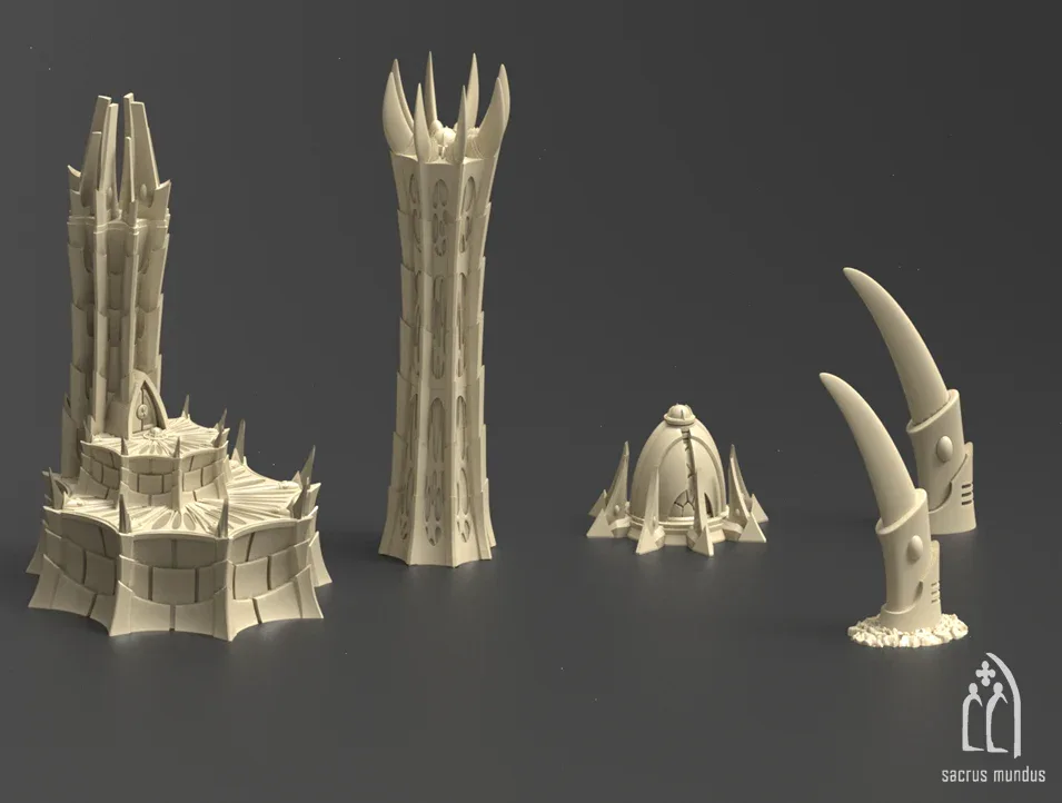 The Dark City of Irazar - Stacked Prints.com