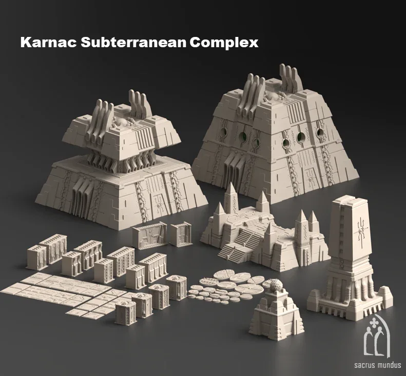 Karnac, Subterranean Complex - Stacked Prints.com