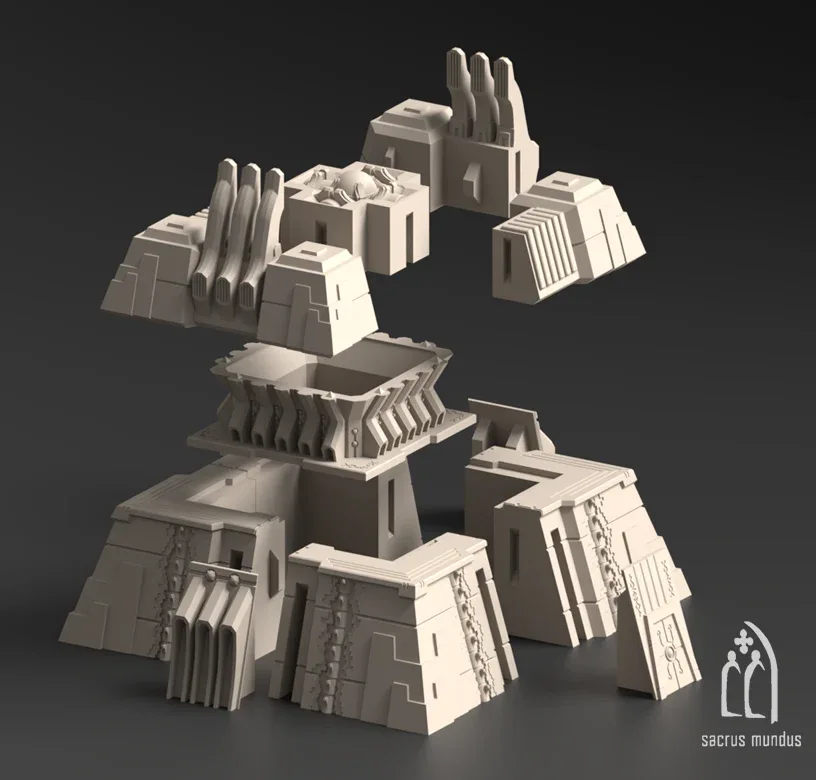 Karnac, Subterranean Complex - Stacked Prints.com