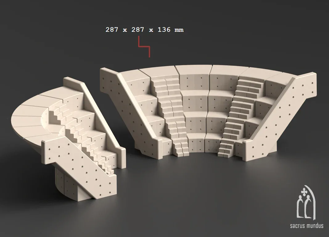 Kumbernold Prime, Concrete Citadel - Stacked Prints.com