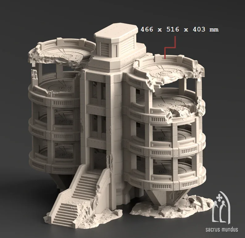 Kumbernold Prime, Concrete Citadel - Stacked Prints.com