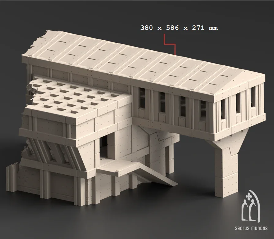 Kumbernold Prime, Concrete Citadel - Stacked Prints.com