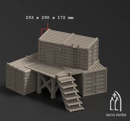 Kyhlden Hive City Docks - Stacked Prints.com