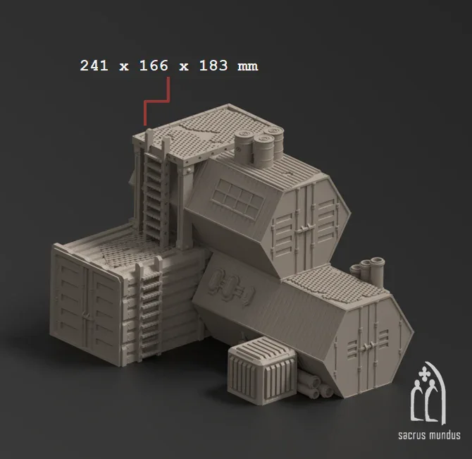 Kyhlden Hive City Docks - Stacked Prints.com