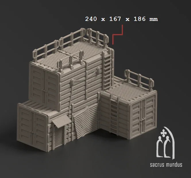 Kyhlden Hive City Docks - Stacked Prints.com
