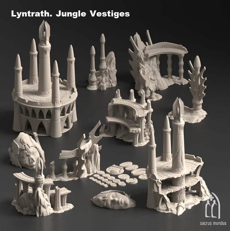 Lyntrath, Jungle Vestiges - Stacked Prints.com