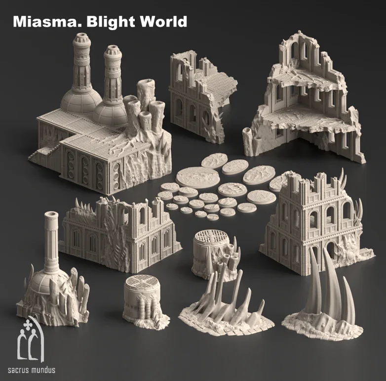 Miasma, Blight World - Stacked Prints.com