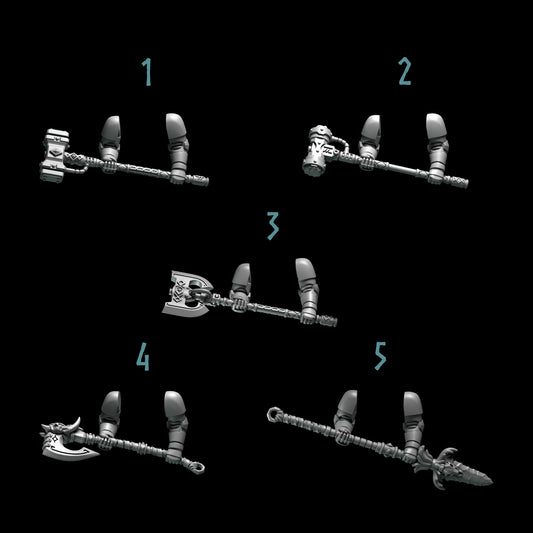 Primal Hounds: Two-Handed Weapons