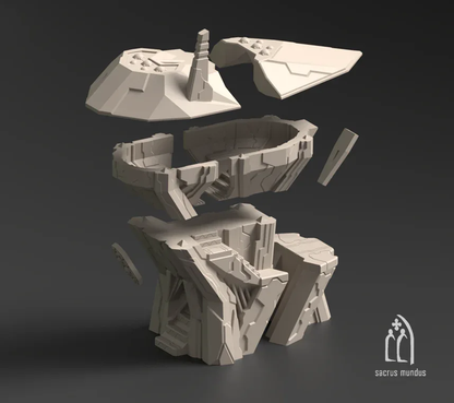 Delta-sol Alien Border World - Stacked Prints.com