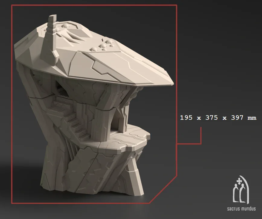 Delta-sol Alien Border World - Stacked Prints.com