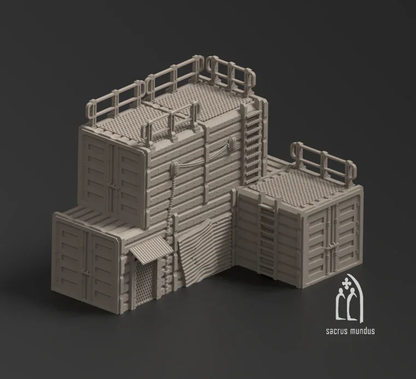 Kyhlden Hive City Docks - Stacked Prints.com