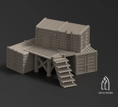 Kyhlden Hive City Docks - Stacked Prints.com