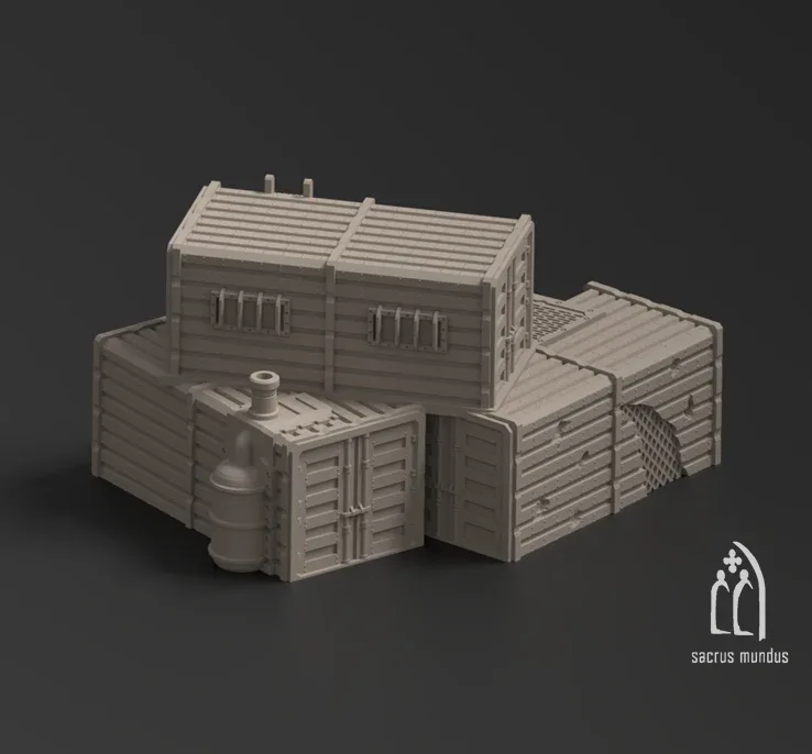 Kyhlden Hive City Docks - Stacked Prints.com