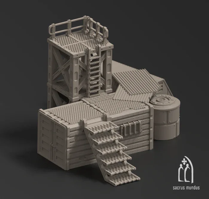 Kyhlden Hive City Docks - Stacked Prints.com