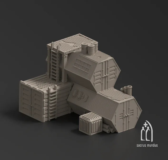 Kyhlden Hive City Docks - Stacked Prints.com