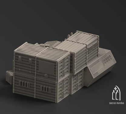 Kyhlden Hive City Docks - Stacked Prints.com