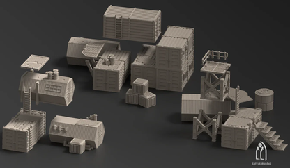 Kyhlden Hive City Docks - Stacked Prints.com